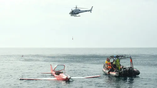Belle-Île : un ULM en pleine mer après une panne moteur