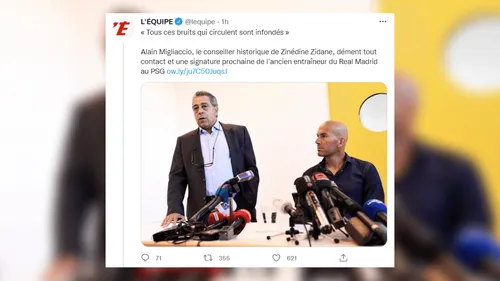 Zidane au PSG ? Pas si sûr…