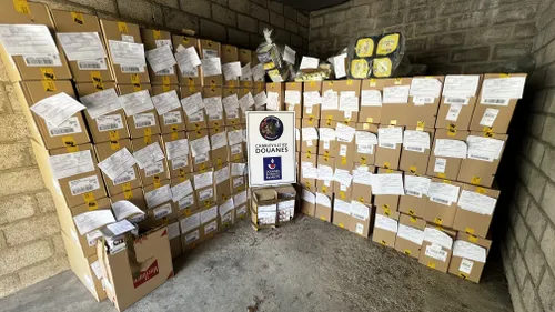 574 kilos de tabac de contrebande saisis par les douanes