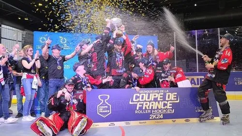 Roller hockey : les diables de Rethel remportent la coupe de France 