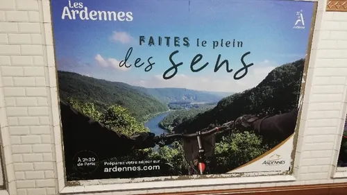 Les Ardennes dans le métro parisien