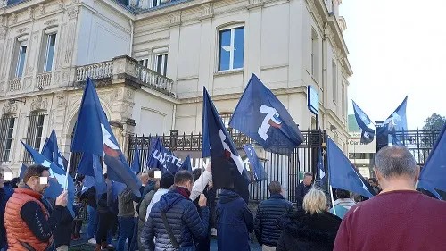 Les policiers étaient en colère