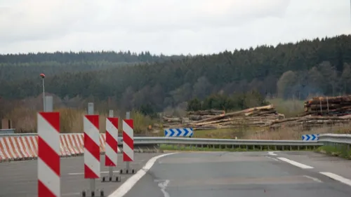 Un important chantier sur la route nationale