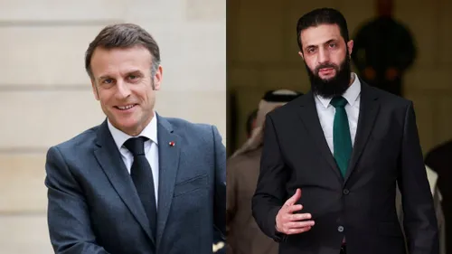  Le président syrien par intérim Ahmad al-Charaa à Paris pour une...