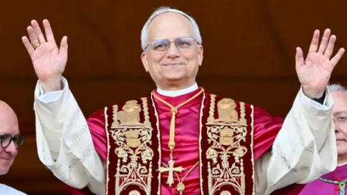 Le Pape Léon XIV a célébré sa première messe en tant que chef de...