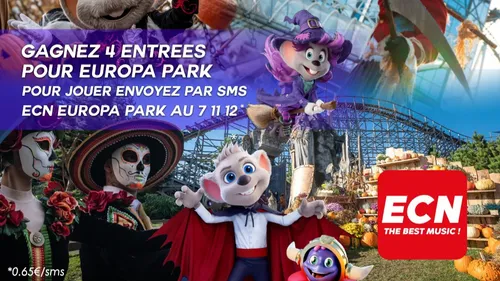 Gagnez 4 entrées pour Europa Park et passez une journée inoubliable...