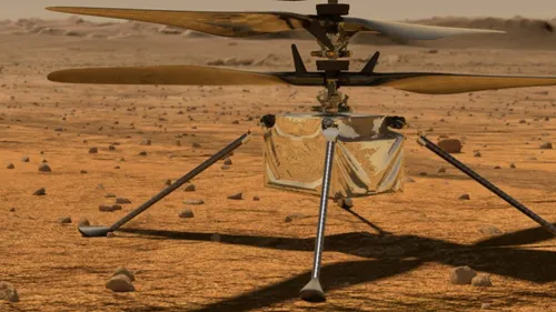 Des débris intrigants découverts sur Mars par l'hélicoptère de la NASA