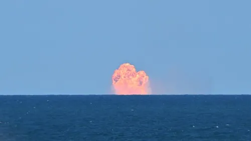 Échec de SpaceX : Le Starship tombe à l'eau devant Trump