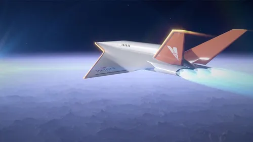 Le premier jet hypersonique capable de relier Londres à New York en...