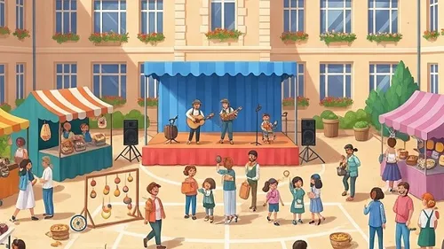 PRÉAUX-DU-PERCHE (61) - Marché de Préaux