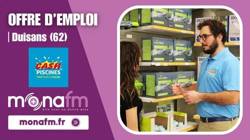 Cash Piscines à Duisans recrute un vendeur polyvalent [H/F] en CDD