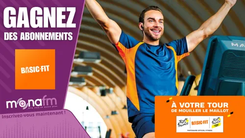 TOUR DE FRANCE 2025 - BASIC-FIT vous offre des abonnements mensuels