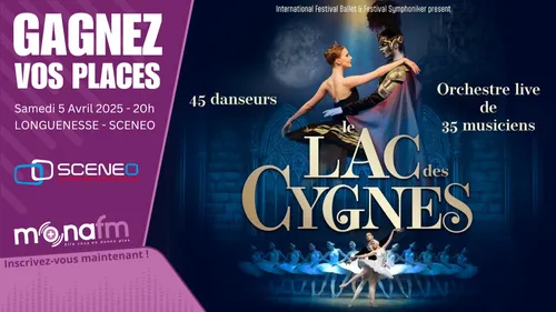 Fini! Gagnez vos places pour le Lac des Cygnes