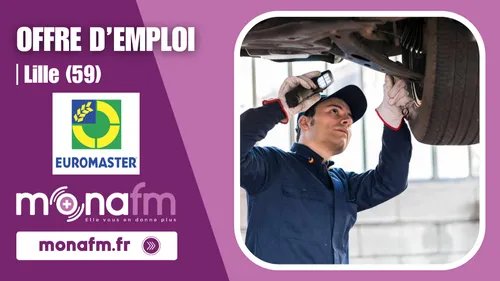 Le centre auto Euromaster à Lille recrute un monteur pneumatiques...
