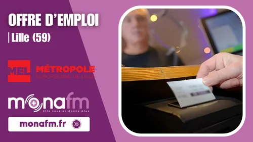 La Métropole Européenne de Lille recrute un(e) chargé(e) d'accueil...