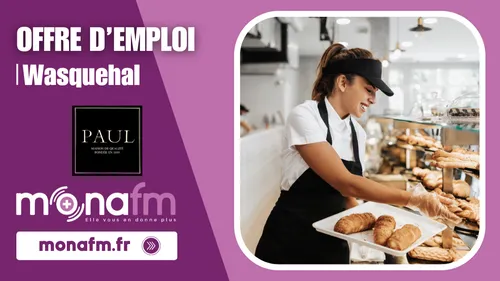 Boulangerie Paul à Wasquehal recrute un vendeur en boulangerie...