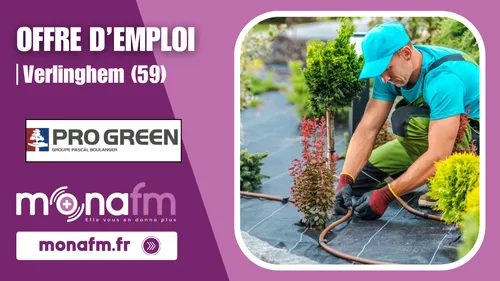La société Pro Green à Verlinghem recrute un ouvrier paysagiste...