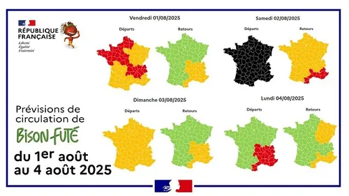 C'est le grand chassé-croisé de l'été, ce week end ! 