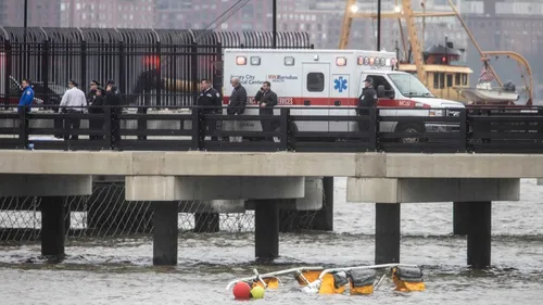 Un hélicoptère s'est crashé hier à New York