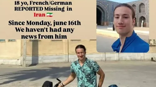 "Disparition inquiétante" d'un jeune français, en Iran