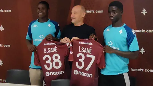 FC Metz : Ibou et Sadibou Sané présentés à la presse