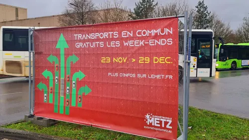 Metz : Encore deux week-ends pour profiter des transports en...