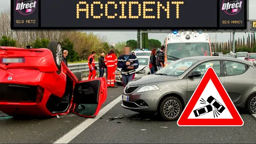 Info trafic : un accident et des bouchons à la hauteur de Kanfen