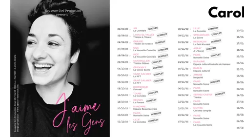 Vos places pour le spectacles de Caroline Estremo à Metz et Nancy