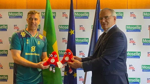 La Moselle accueille la délégation brésilienne de Volley U21