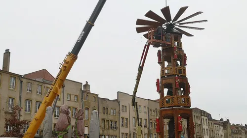Metz : les marchés de Noël sont en cours d’installation