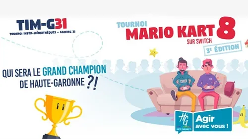 La Haute-Garonne organise un grand tournoi de ... Mario Kart !