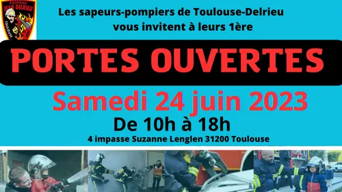 La caserne des pompiers Toulouse-Delrieu vous donne rendez-vous samedi