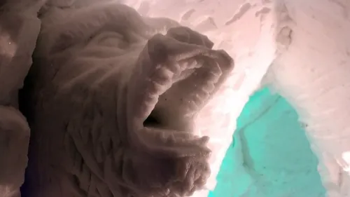 Des sculptures sur glace dans un igloo à 2h de Toulouse
