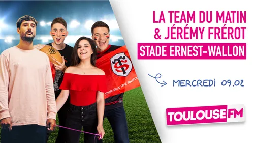 La Team du Matin & Jérémy Frérot en direct du Stade Ernest-Wallon !