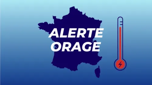 Météo-France a émis ce lundi 15 juillet des alertes orange et jaune...