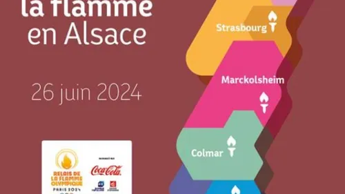 La flamme olympique débarque en Alsace