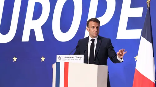 Emmanuel Macron à Strasbourg