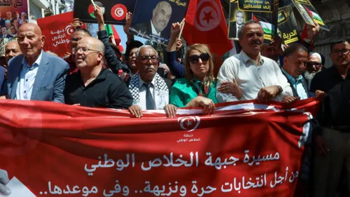 Des manifestations en Tunisie 
