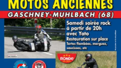 Les motos anciennes vont défier les routes du Gaschney les 29 et 30...