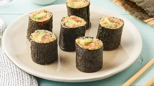 Maki au saumon et quinoa