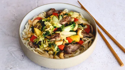 Sauté de bœuf aux légumes chinois