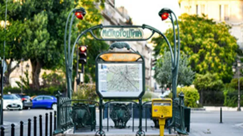 Le métro parisien direction Orly
