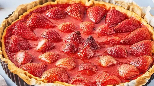 Tarte aux fraises 