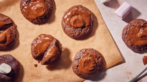 Cookies au chocolat et chamallows 