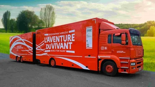 Le Camion de l'Aventure du Vivant est passé à Mulhouse