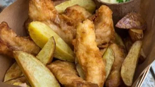 Fish and chips (merlu)
