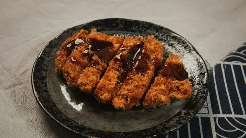 Poulet frit au miel