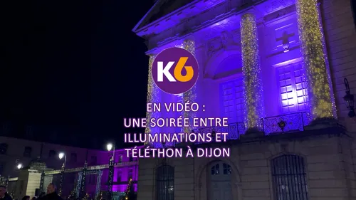 En vidéo : une soirée entre illuminations et Téléthon à Dijon