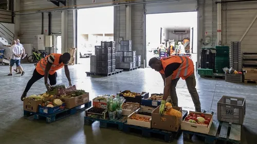 Une collecte avec la banque alimentaire au LIDL de Chenôve 