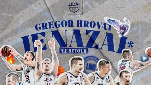 Grégor Hrovat de retour à la JDA 